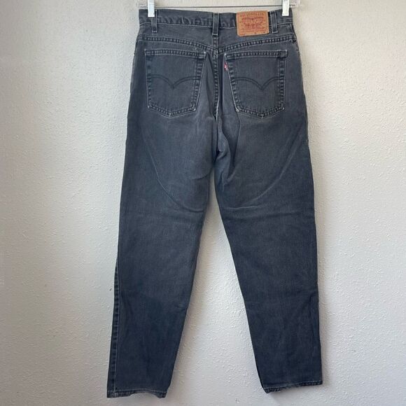 NWT Levi’s Black Denim Jeans Size 12 M Miss - Picture 3 of 6